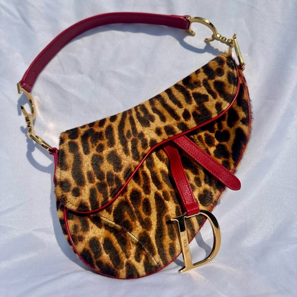 Dior PonyHair Calfskin Saddle Bag 🔥- REASONABLE OFFERS WELCOME - Picture 2 of 11